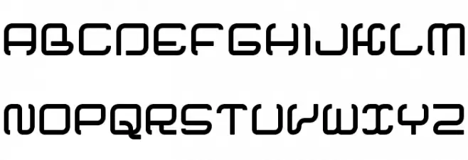 Cornering Schriftart Groß