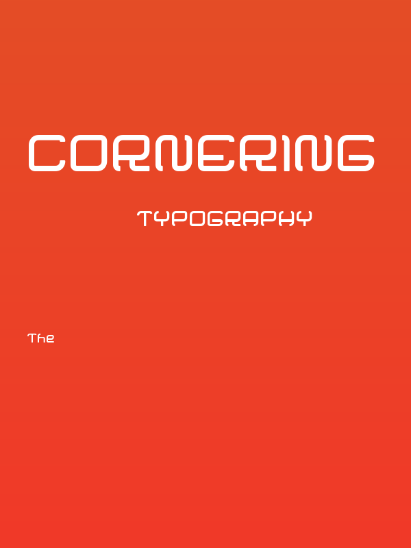 Cornering Poster