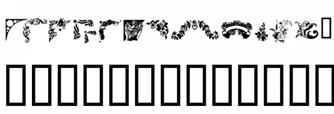 Corners 2 Font UPPERCASE