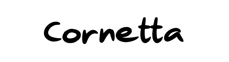Cornetta  font caratteri gratis