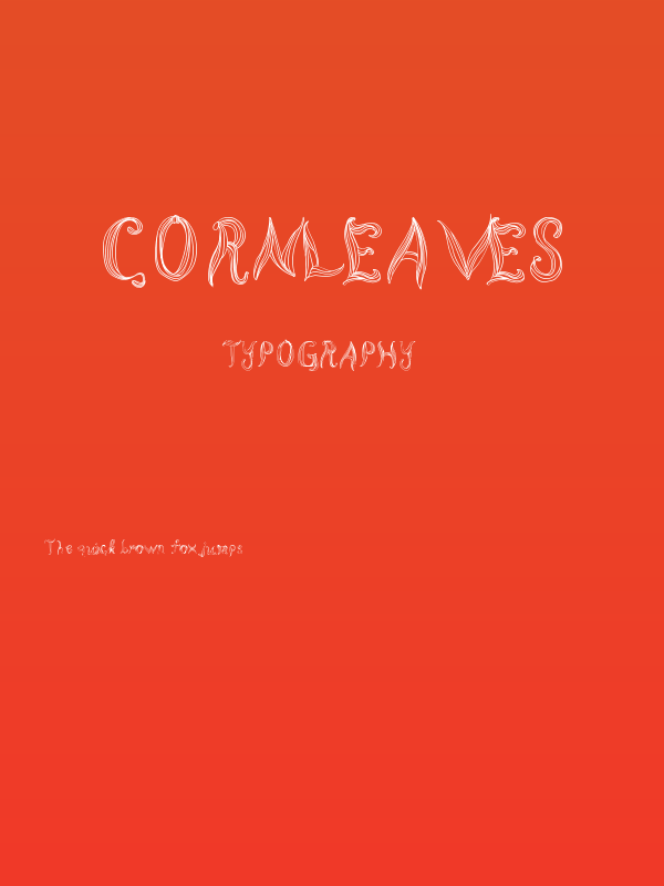 Cornleaves Poster