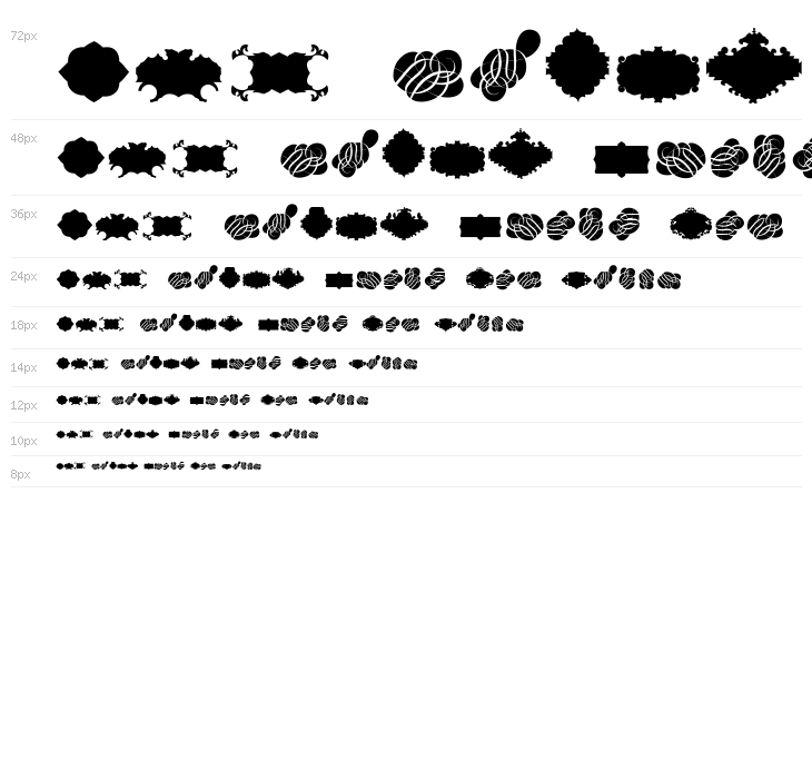 Cornucopia Caligrafica Two Waterfall