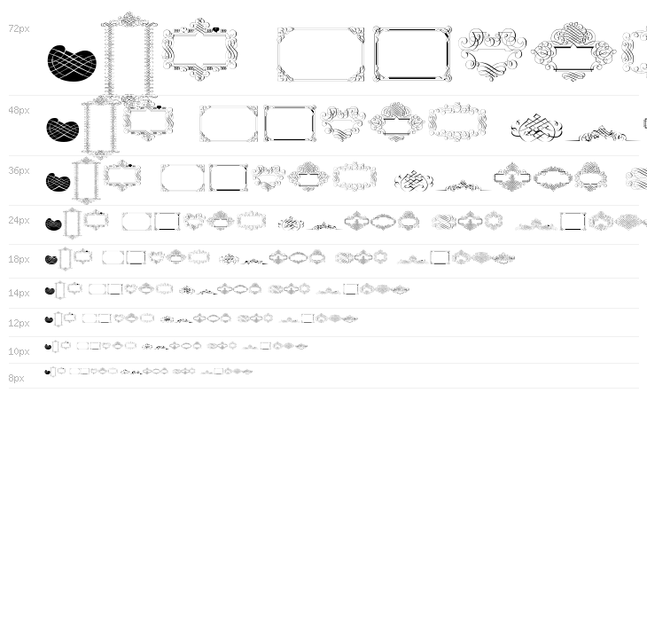 Cornucopia Caligrafica Waterfall