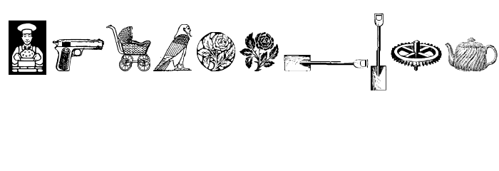 Cornucopia od Dingbats Six Font OTHER CHARS