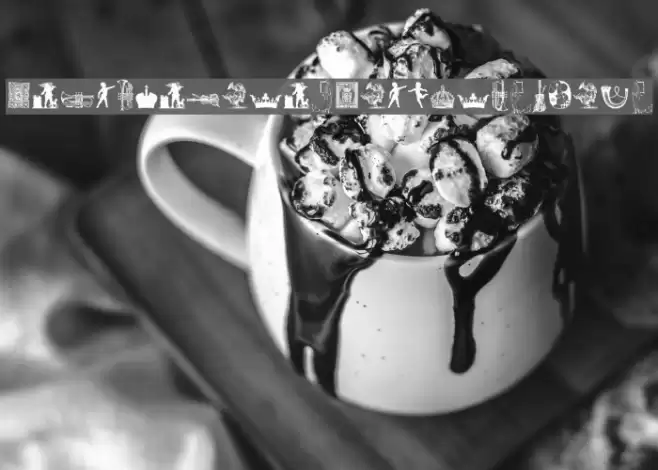 Cornucopia of Dingbates Five Font examples