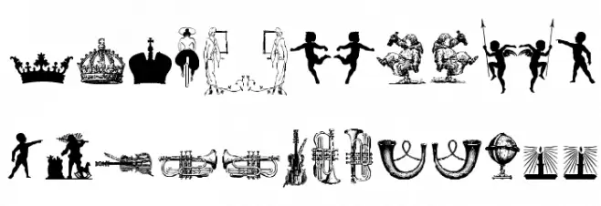 Cornucopia of Dingbates Five Шрифта строчной