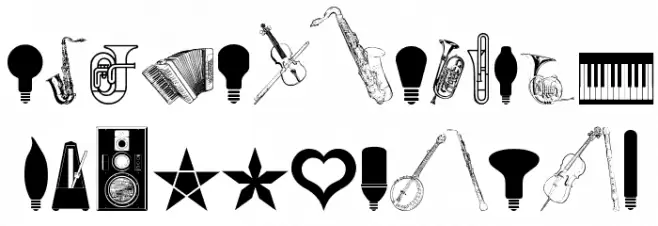 Cornucopia of Dingbats Eight Шрифта строчной