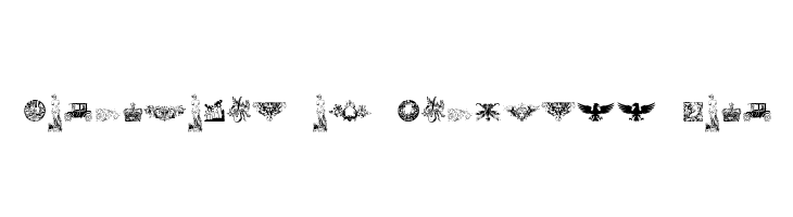 Cornucopia of Dingbats Four  नि: शुल्क फ़ॉन्ट्स डाउनलोड