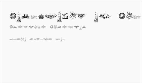 Cornucopia of Dingbats Four Business Card