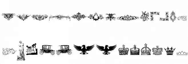 Cornucopia of Dingbats Four Шрифта строчной