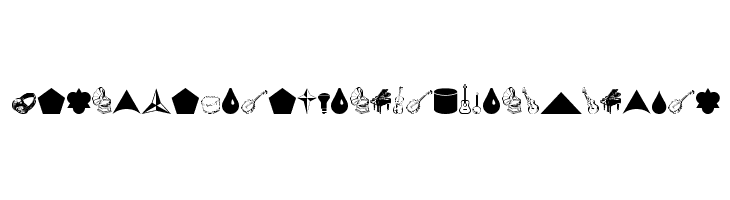 Cornucopia of Dingbats Nine Regular  フリーフォントのダウンロード