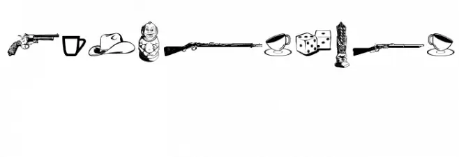 Cornucopia of Dingbats Seven Font OTHER CHARS