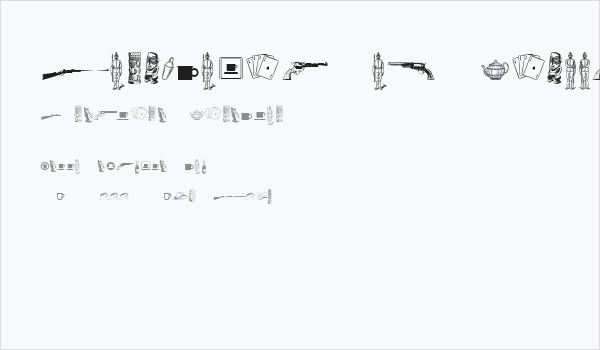 Cornucopia of Dingbats Seven Business Card