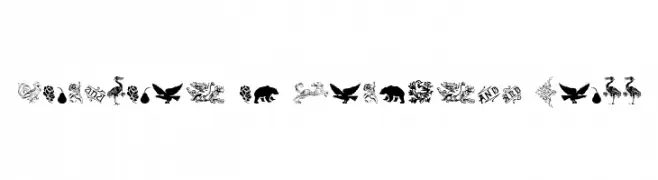 Cornucopia of Dingbats Three  les polices de caractères gratuit tlcharger