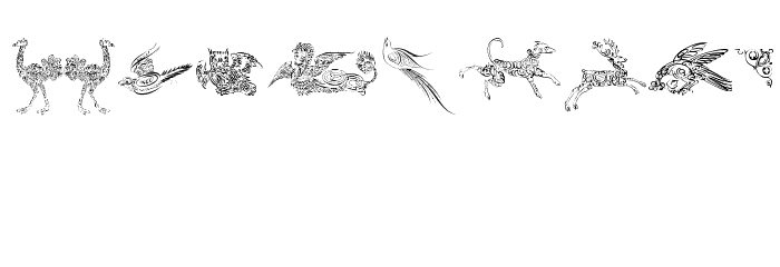Cornucopia of Dingbats Three Font OTHER CHARS