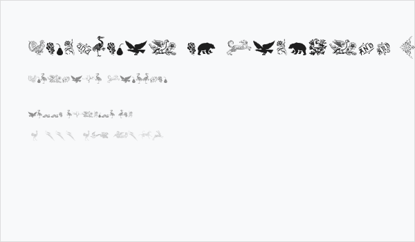 Cornucopia of Dingbats Three Business Card