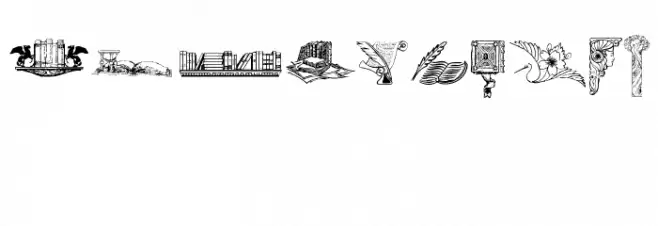 Cornucopia of Dingbats Font OTHER CHARS