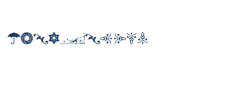 Cornucopia of Ornaments Fpur Other Characters