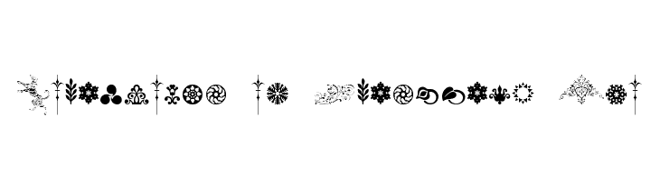 Cornucopia of Ornaments Two Font