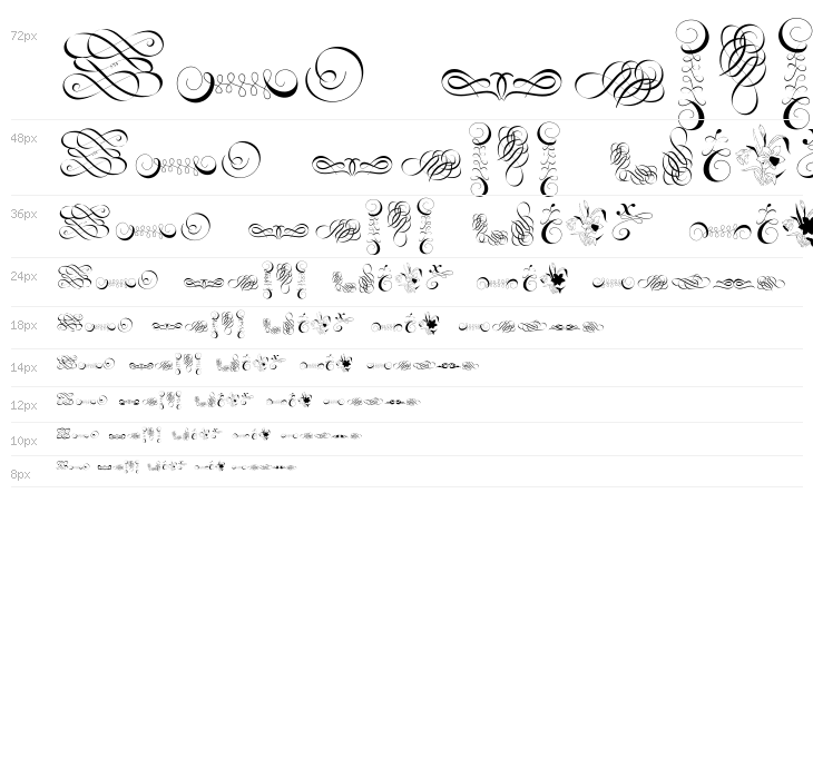 Cornucopia of Ornaments Waterfall