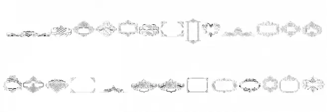 CornucopiaCaligrafica फ़ॉन्ट लोअरकेस