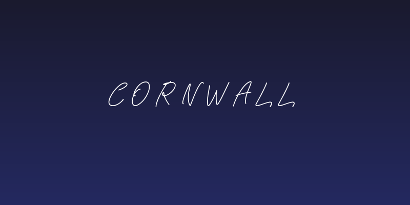 Cornwall Social Header