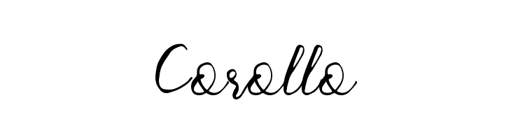 Corollo  Frei Schriftart Herunterladen