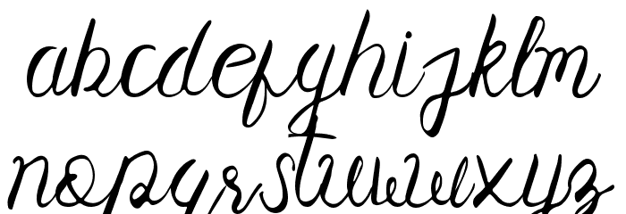 Corollo Font LOWERCASE
