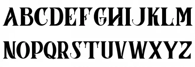 CoronA Schriftart Groß