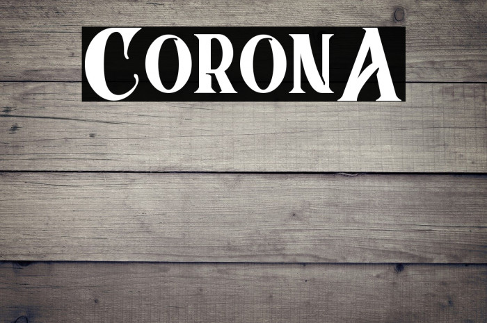 CoronA Font examples