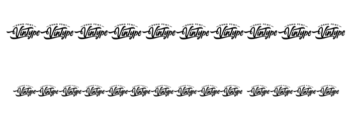Corona Real Demo Script Font OTHER CHARS