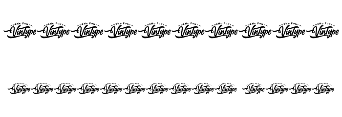 Corona Real Demo Font Alte caractere