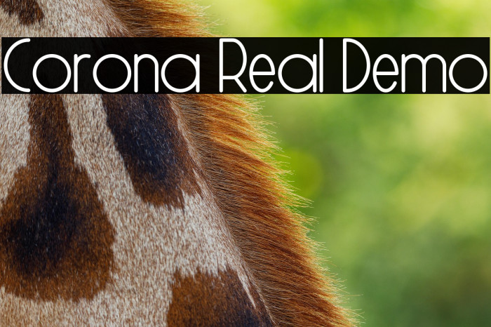 Corona Real Demo Example 1