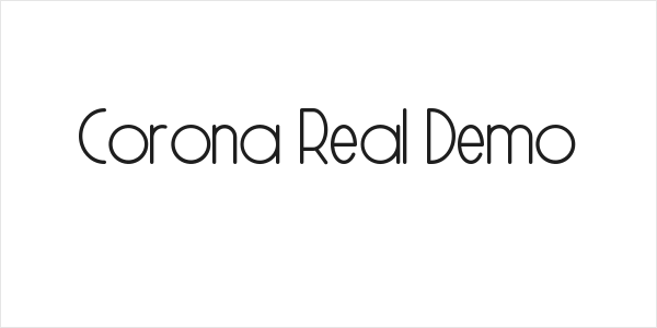 Corona Real Demo Logo