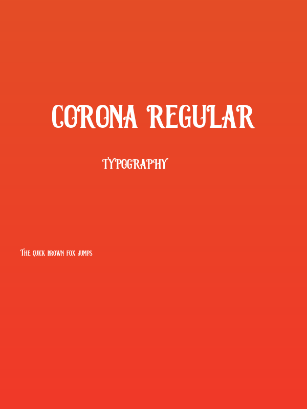 Corona Regular Poster