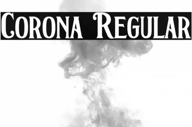 Corona Regular फ़ॉन्ट examples