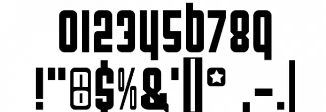 Corona Font OTHER CHARS