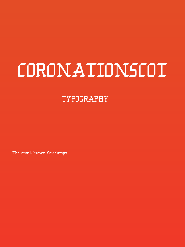 CoronationScot Poster