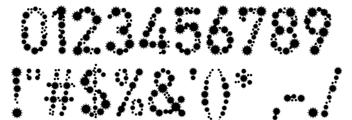 Coronaviral Font OTHER CHARS