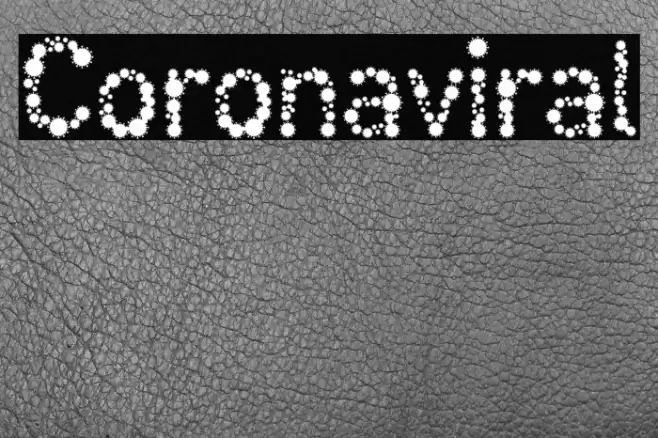 Coronaviral Font examples