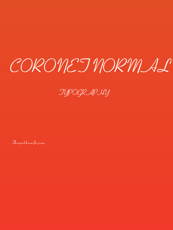 Coronet Normal Poster