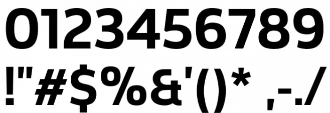 CorpTrial-Bold Font OTHER CHARS