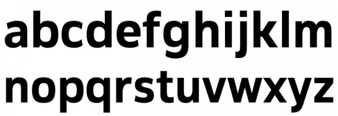 CorpTrial-Bold Font LOWERCASE