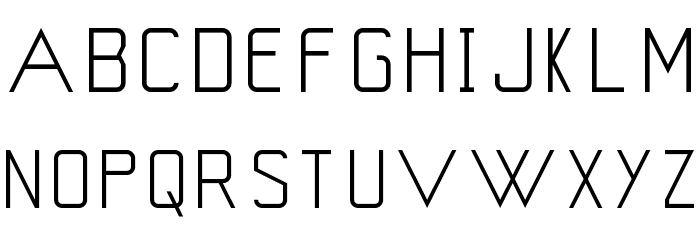 Corporate Gothic NBP Regular Font LOWERCASE