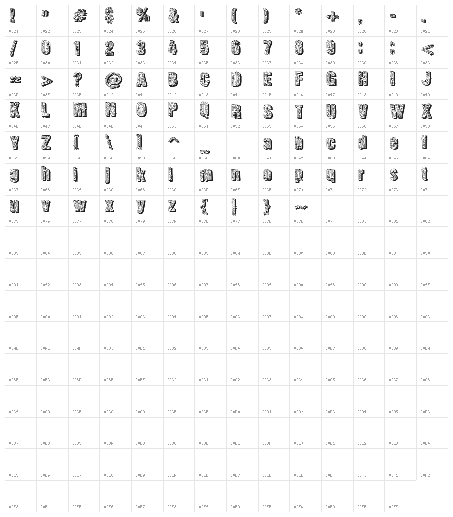 Corporate Suit Shadow Character Map