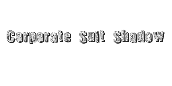 Corporate Suit Shadow Logo