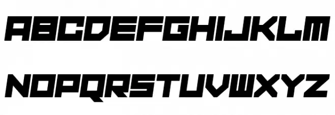 Corporation Games Schriftart Groß