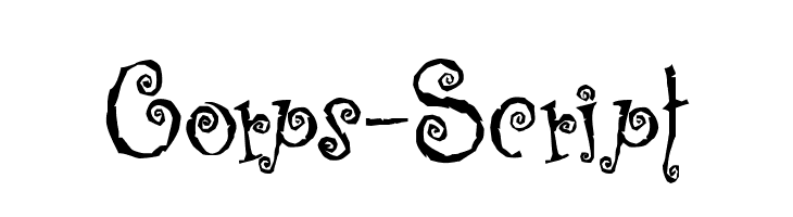 Corps-Script  免费字体下载