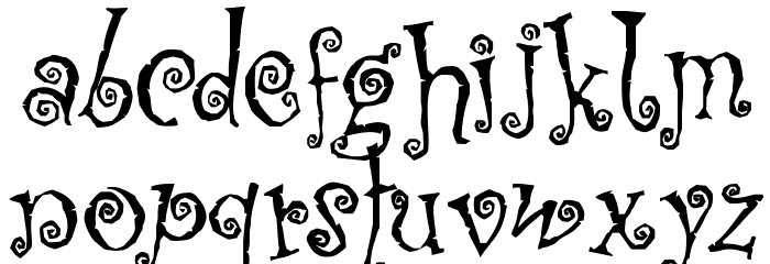 Corps-Script フォント 小文字
