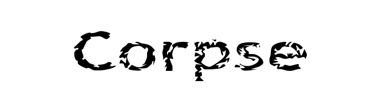 Corpse Font